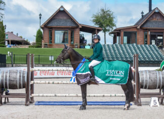Victoria Colvin impuso el ritmo para el Tryon August 2 $30,000 Jumper Classic II2A.