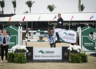 Henrik von Eckermann sólido en el $62,500 Adequan® CSI4* WEF Challenge Cup Round 3