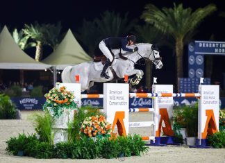 Jos Verlooy impuso el ritmo del $200,000 CSI4* American Wild Horse Conservation Grand Prix.
